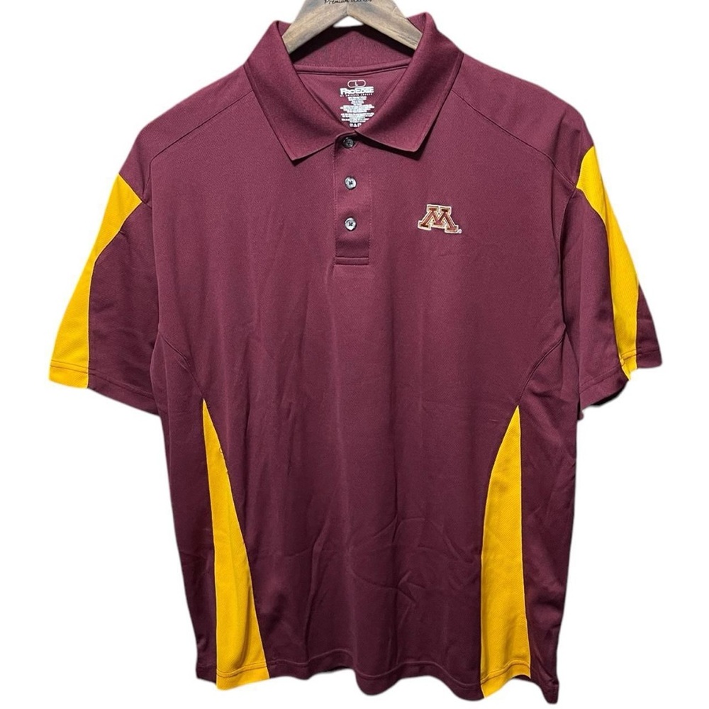 Minnesota Golden gophers college sports short sleeve collared casual polo shirt